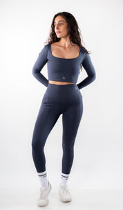 Flow Leggings con bolsillos laterales- Storm