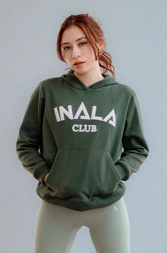 INALA Varsity Hoodie-Dark Green