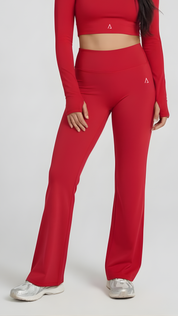 Dynamic Straight Leg - Bright Scarlet