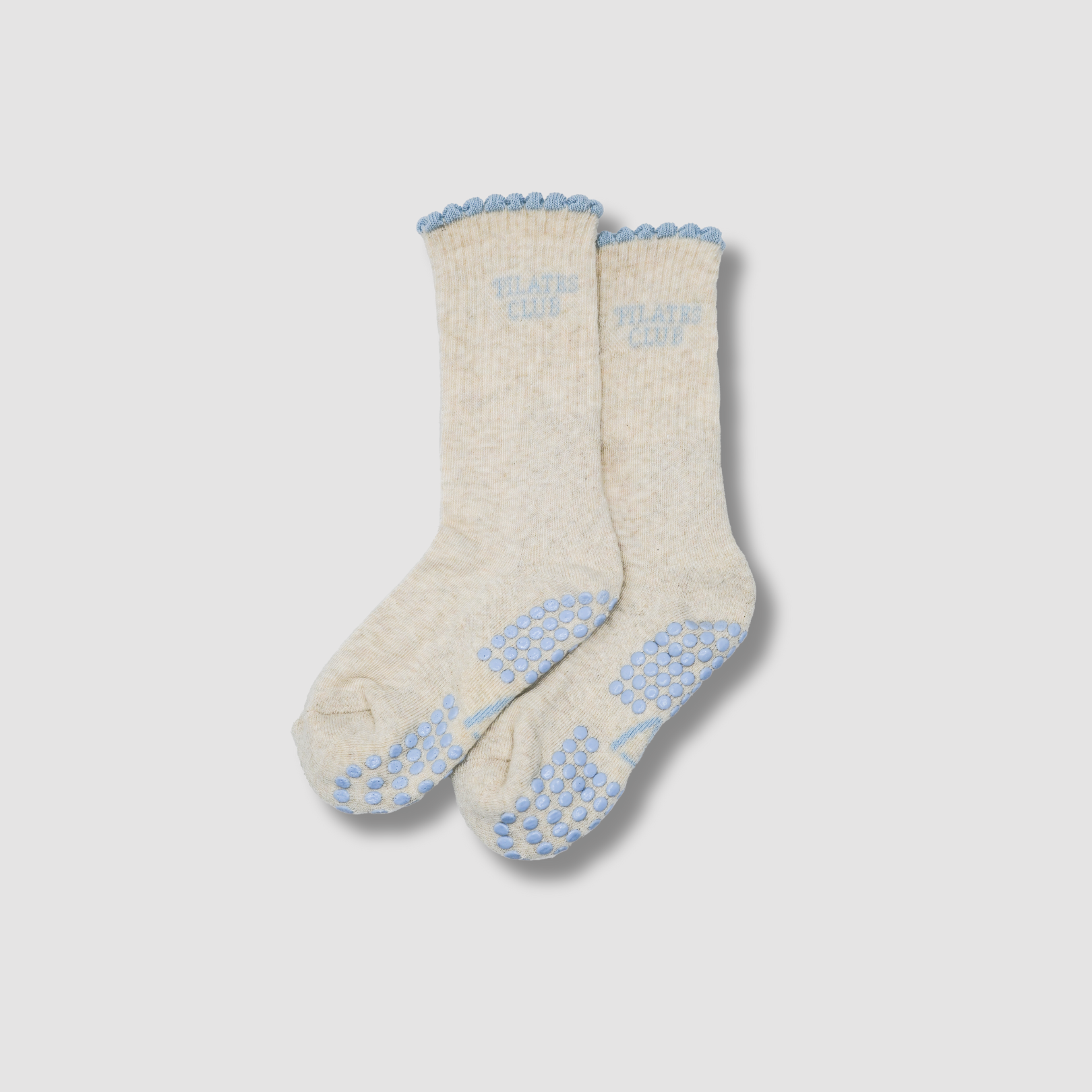 Pilates Club Grip Socks- Baby Blue