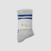 Stripe Grip Socks- Sailor